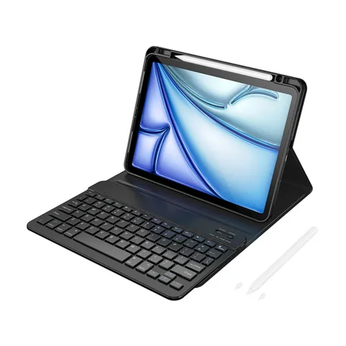 WiWU MK-006 3 In 1 Premium Combo Protect Case+Pencil+Keyboard for iPad Pro 13 2024 - Black