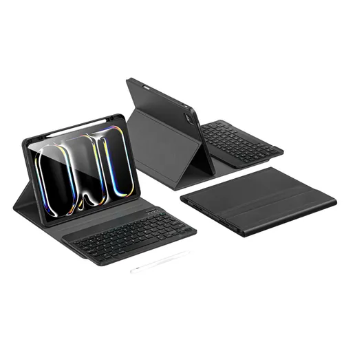 Wiwu MK-006 3 In 1 Premium Combo Protrct Case+Pencil+Keyboard For iPad 10.2 / 10.5