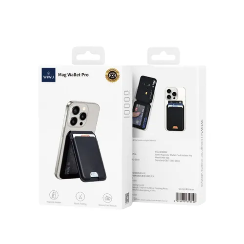 Wiwu MW-003 Mag Wallet Magnetic Card Holder with Stand