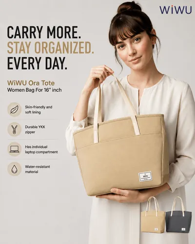 WiWU Ora Tote Women Bag For 16'' inch