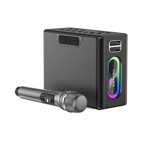 WiWU P19 Thunder Portable Wireless Speaker with Bluetooth Microphone