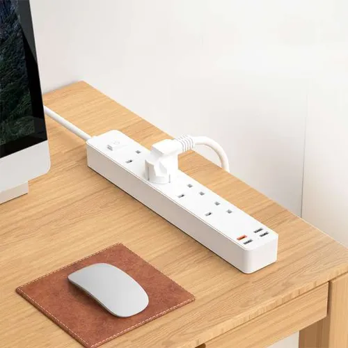 WiWU PD 20W 4 AC 3 USB Extension Power Cord