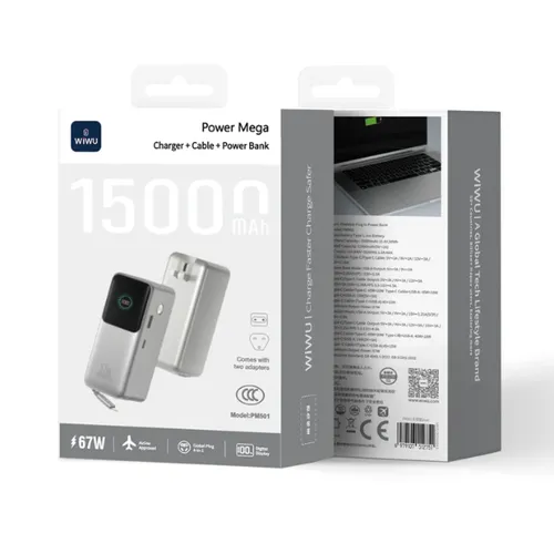 WiWU PM501 67W 15000 Power Bank