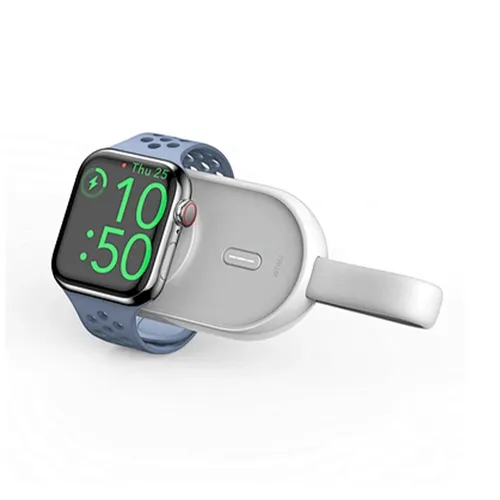 WiWU Portable 2 in 1 wireless charger for smart watch with power bank
