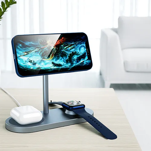 WiWU Power Air 10W 3-in-1 Wireless Charger