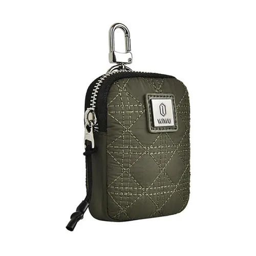 WiWU Q-Pouch Soft Nylon Water-Resistant with Portable Hook Storage Carrying Bag