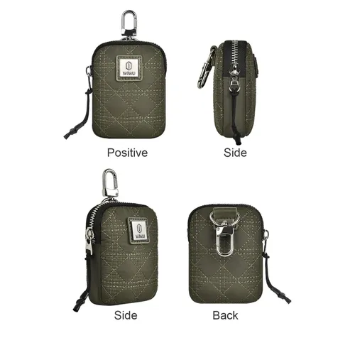 WiWU Q-Pouch Soft Nylon with Portable Hook Storage Bag