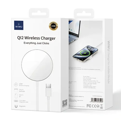 WiWU Qi 2.0 15W Magnetic Wireless Charger