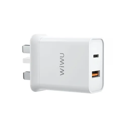 WiWU RY-20 Comet USB-C + QC3.0 Power Adapter 20W