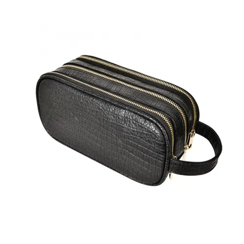 Wiwu Salem Lux Travel Pouch Croco Pattern Black
