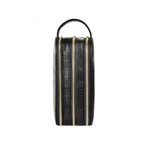 Wiwu Salem Lux Travel Pouch Croco Pattern Black