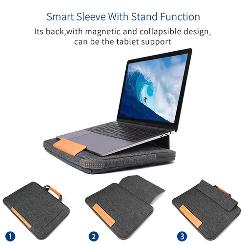 WiWU Smart Stand 13.3-inch Laptop Sleeve