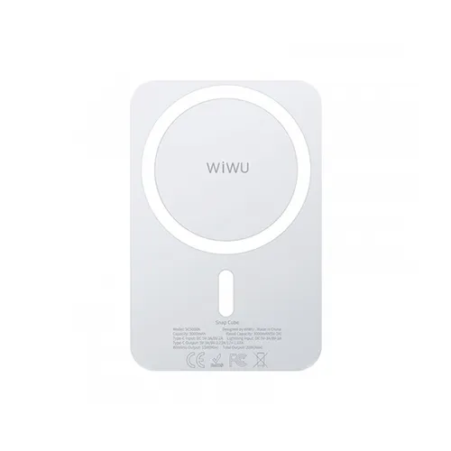 WiWU Snap Cube Magnetic 5000mAh Wireless Fast Charging PowerBank