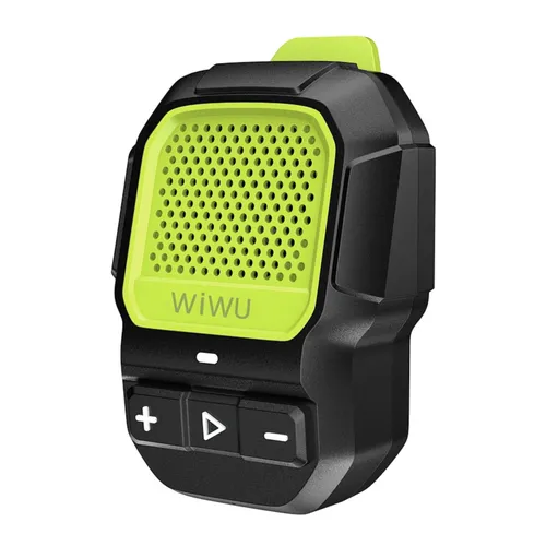 WiWU SPK-001 Buddy Fun Magnetic Mini Wireless Speaker - Black / Blackish Green