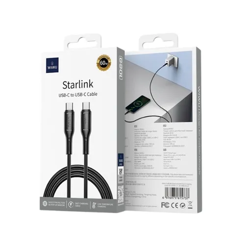 WiWU Starlink 60W USB-C to USB-C Cable