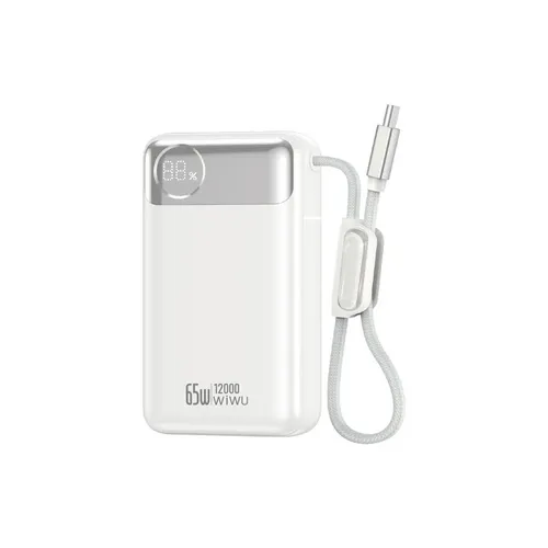 WiWU T132 Power Plus 65W Built-in Cable Power Bank