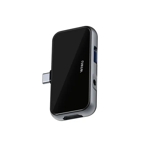 WiWU T5 Pro 4-in-1 USB Type-C Hub Adapter