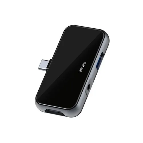 WiWU T5 Pro 4-in-1 USB Type-C Hub Adapter