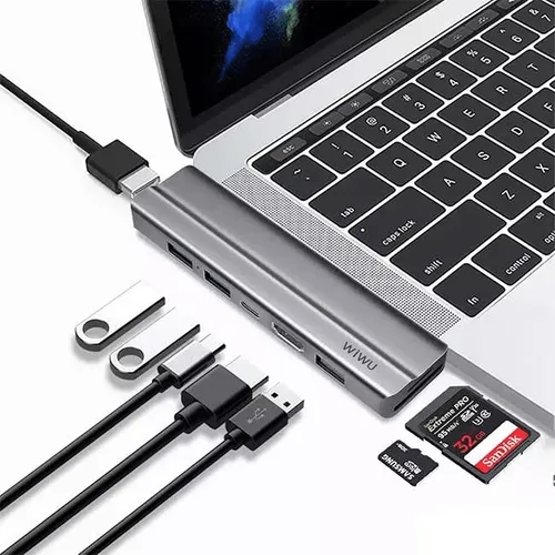 WiWU T9 8-in-1 Type-C Hub Adapter
