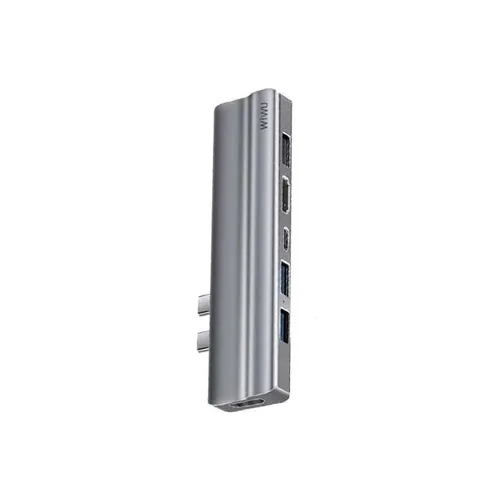 WiWU T9 Ethernet 8-in-1 USB Type-C Hub Adapter