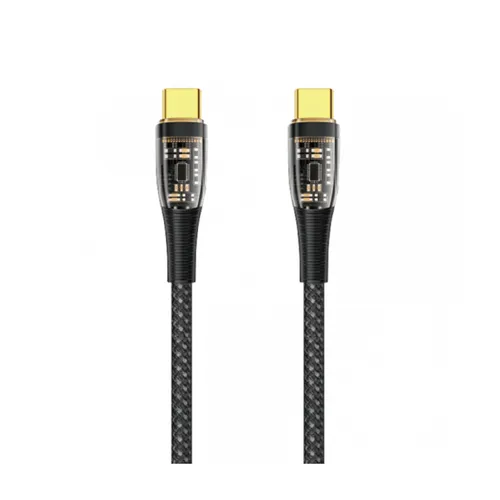 WiWU TM02 100W PD Data Cable Type-C to Type-C 2M – Black