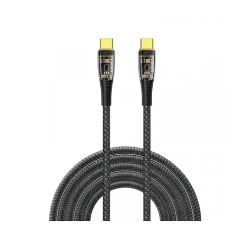 WiWU TM02 100W PD Data Cable Type-C to Type-C 2M – Black
