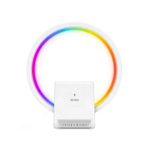 WiWU W021 2 in 1 Wireless Charger With Light Speaker