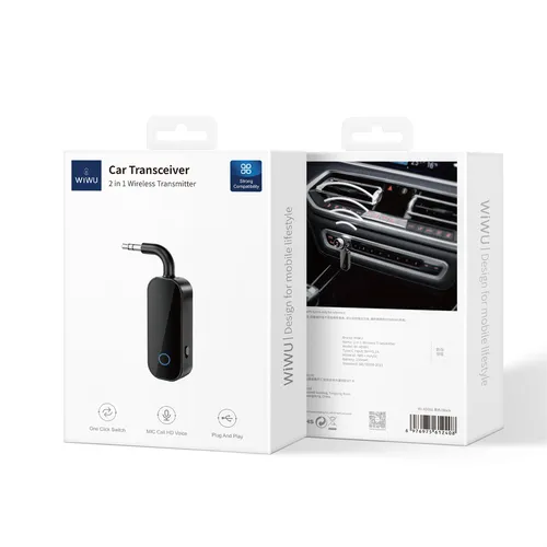 WIWU Wi-AD001 Car Transceiver 2 in 1 Wireless Transmitter