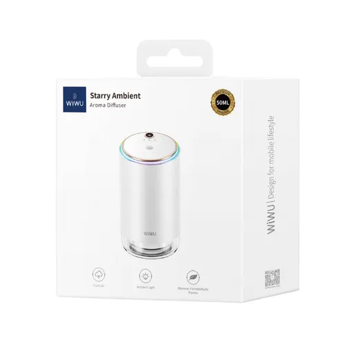 Wiwu Wi-AR003 Starry Ambient Light RGB Light Air Humidifier Aroma Car Scent Diffuser