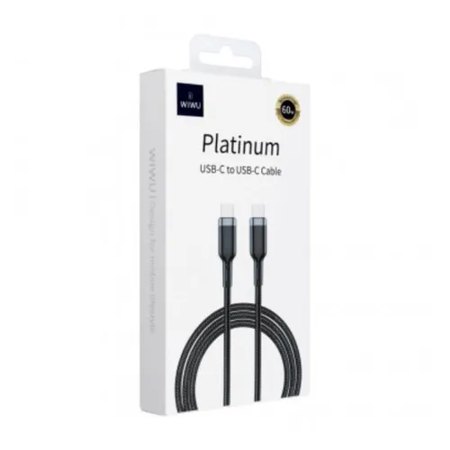 Wiwu WI-C013 Platinum 60W Type-C To Type-C 120cm - Black