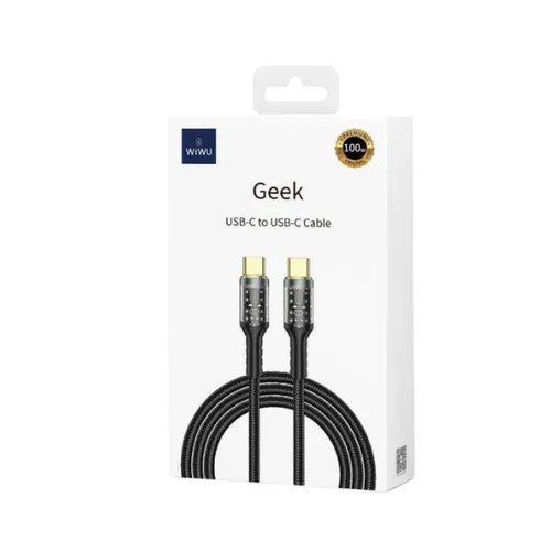 Wiwu Wi-C016 Geek Series Type-C To Type-C PD Data Cable 100W 1.2 Meters
