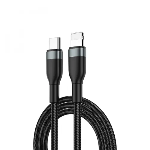 Wiwu WI-C017 Concise 30W Type-C To Lightning Charging Cable 1.2m - Black