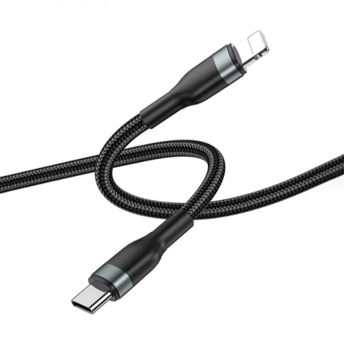 Wiwu WI-C017 Concise 30W Type-C To Lightning Charging Cable 1.2m - Black