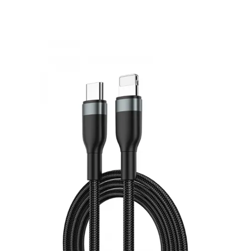 Wiwu WI-C017 Concise 30W Type-C To Lightning Charging Cable 2m - black