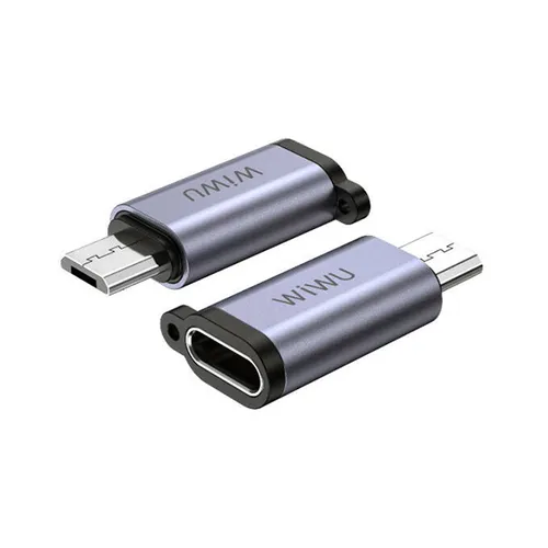 WiWU Wi-C031 Concise Series 3in1 Type-C to USB-A/ Micro/ Lightning OTG Adapter Package