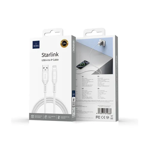 WiWU Wi-C042E Starlink USB to Lightning Cable