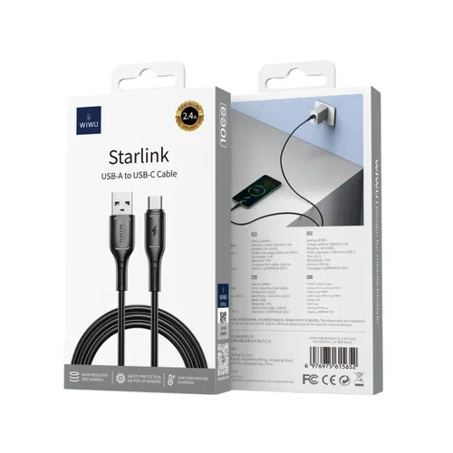 Wiwu Wi-C042E Starlink USB To Type-C Cable 1m