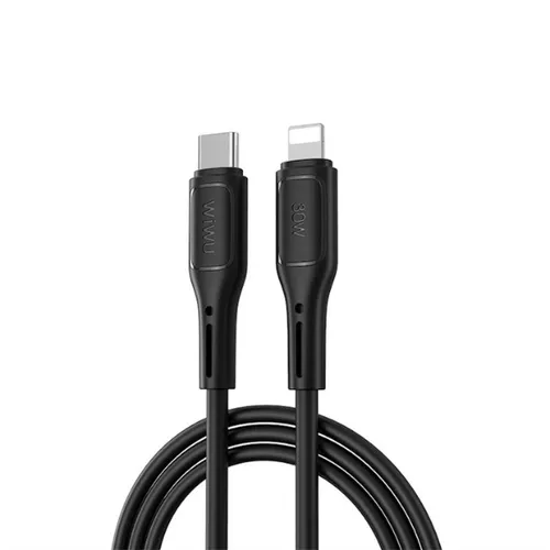 Wiwu WI-C043E Starlink 30W Type-C To Lightning 1M Cable Black