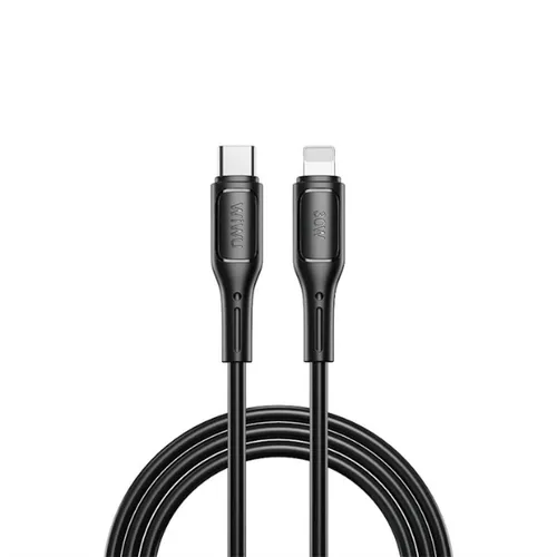 Wiwu WI-C043E Starlink 30W Type-C To Lightning 1M Cable Black