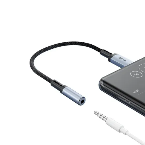 Wiwu Wi-C047T Legend Series Type-C To 3.5mm Aux Converter Audio Adapter