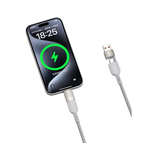 Wiwu WI-C051 Raptor 60w 4 In 1 Fast Charging Cable 2m