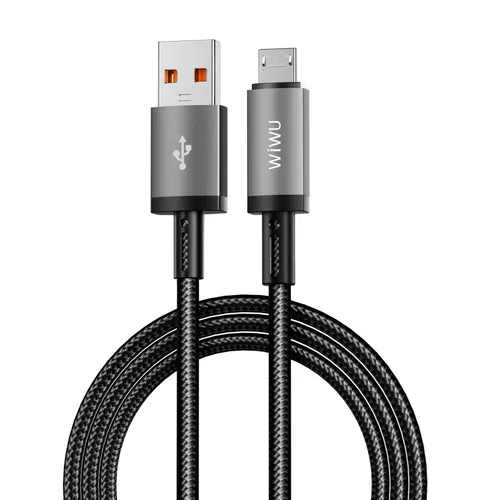 Wiwu WI-C053 Titanlink USB To Micro Cable 1m Gray