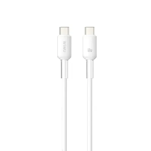 WiWU Wi-C063 Neolink 60W Dd Type-C to Type-C 2m Cable - White