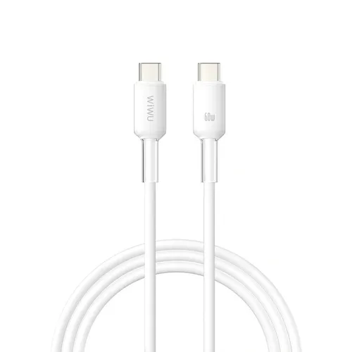 WiWU Wi-C063 Neolink 60W Dd Type-C to Type-C 2m Cable - White