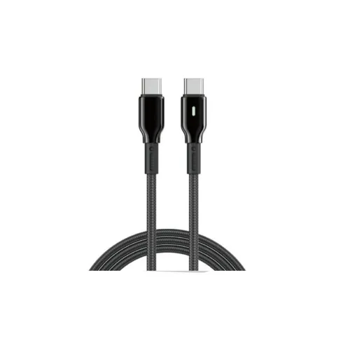 WiWU WI-C075 Duralink 60W Nylon USB-C to USB-C 1M Cable