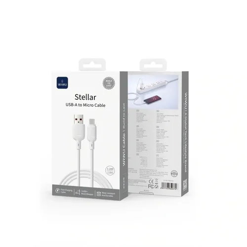 WiWU Wi-C086 Stellar Series USB-A to Micro USB Cable 1M