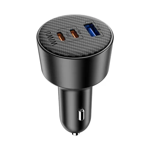 WiWU Wi-CC026 200W Triple‑Port Car Charger