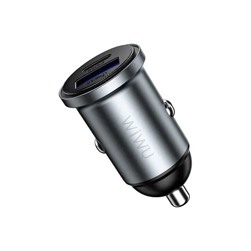 WiWU WI-CC030 Nano Lite 30W 1*USB-A + 1*USB-C Fast Car Charger