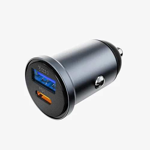 WiWU WI-CC030 Nano Lite 30W 1*USB-A + 1*USB-C Fast Car Charger
