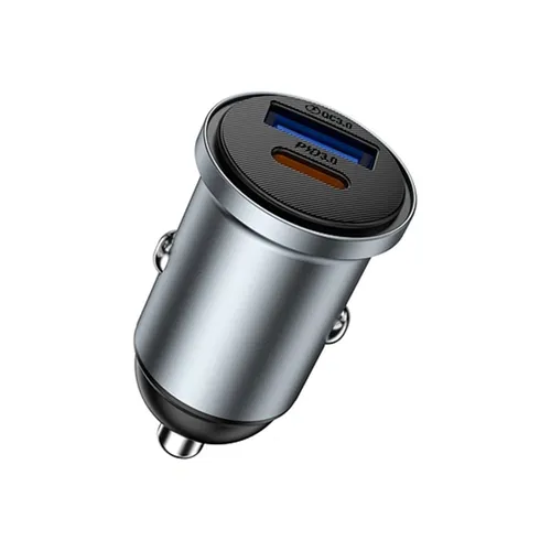 WiWU WI-CC030 Nano Lite 30W 1*USB-A + 1*USB-C Fast Car Charger